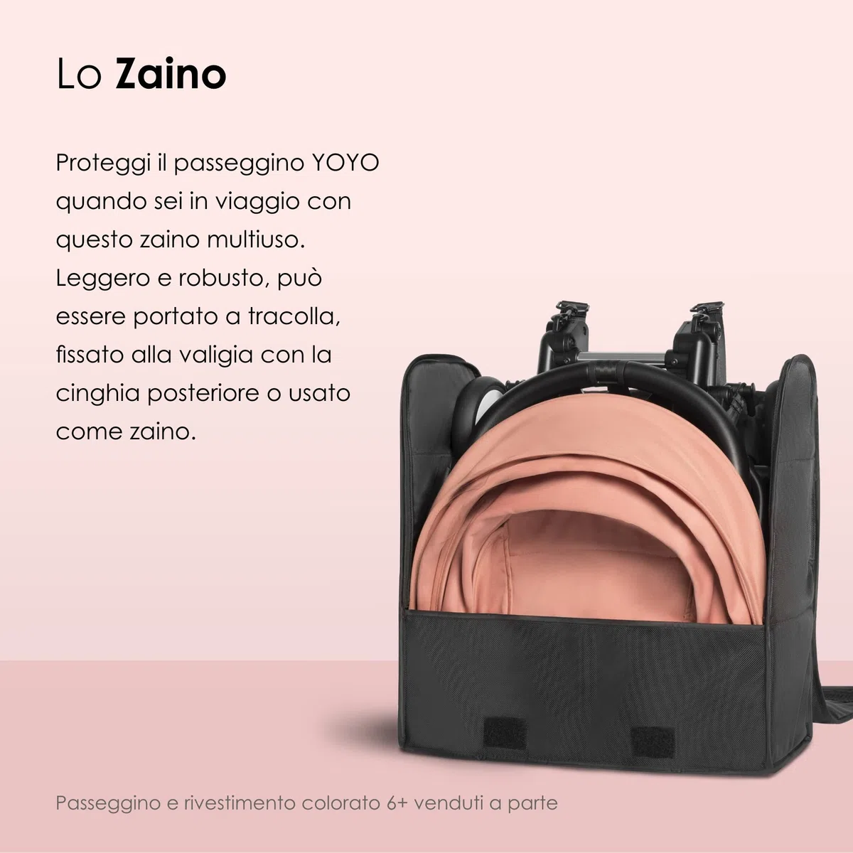 Babyzen Zaino YOYO - Protegge il passeggino in viaggio - Si piega per una facile conservazione - Per YOYO e YOYO Connect