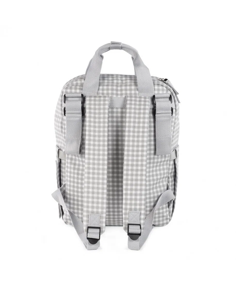 ZAINO I LOVE VICHY GRIGIO PASITO A PASITO