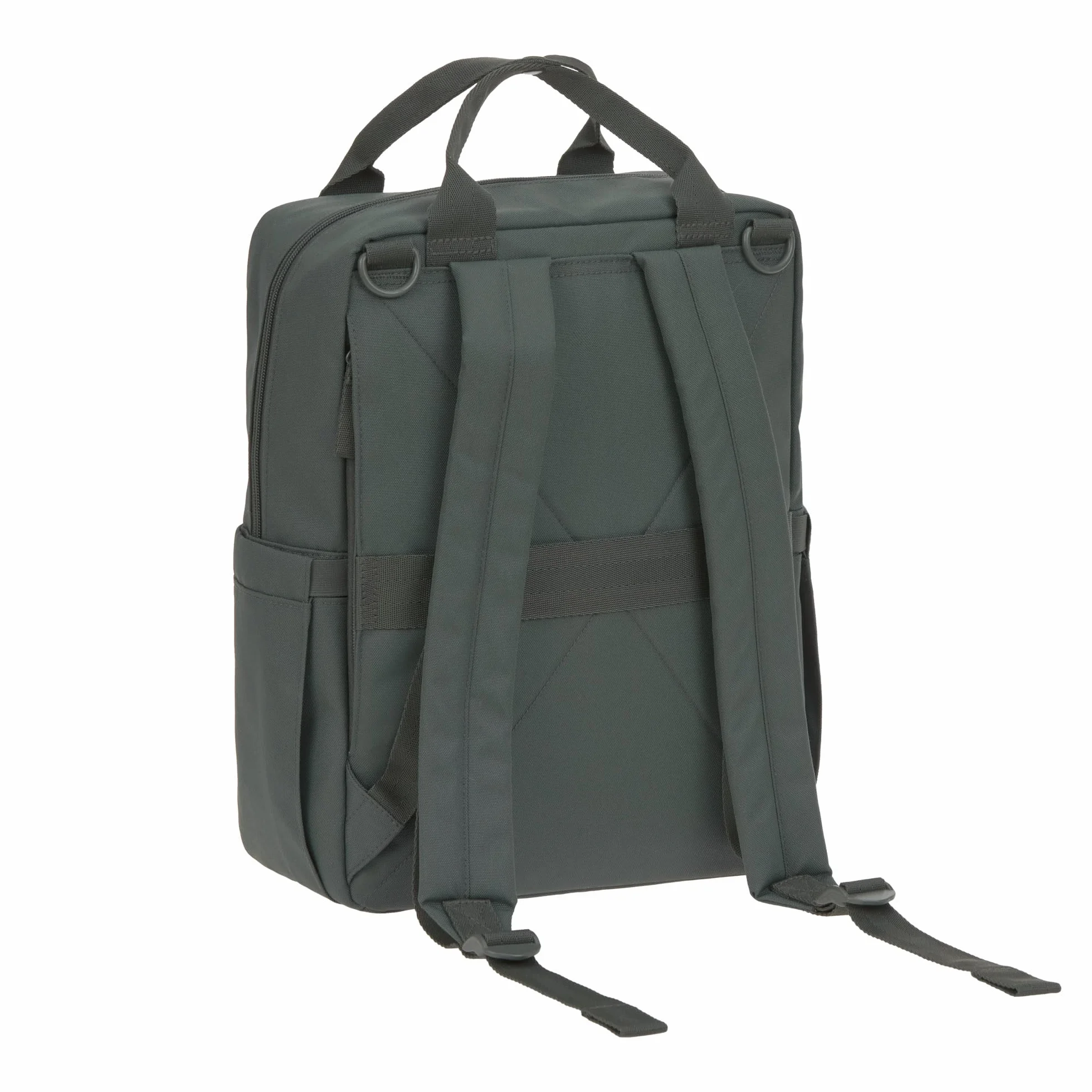 LÄSSIG Zaino fasciatoio Borsa fasciatoio Zaino con fasciatoio, attacco per carrozzina, portabiberon Prodotto in modo sostenibile/GRE Vividal Backpack