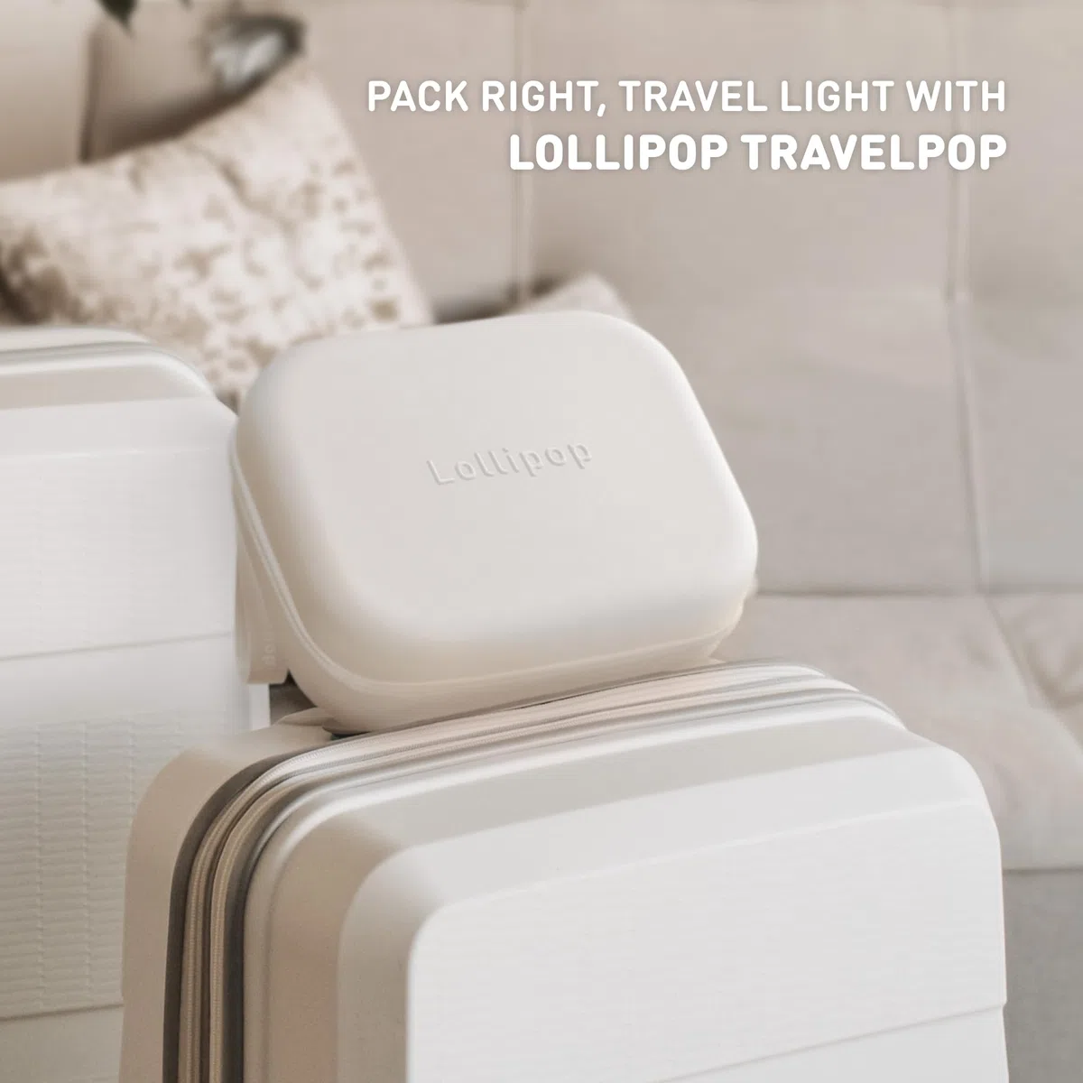 Lollipop Travelpop | Custodia protettiva in guscio rigido per il baby monitor Lollipop e gli accessori
