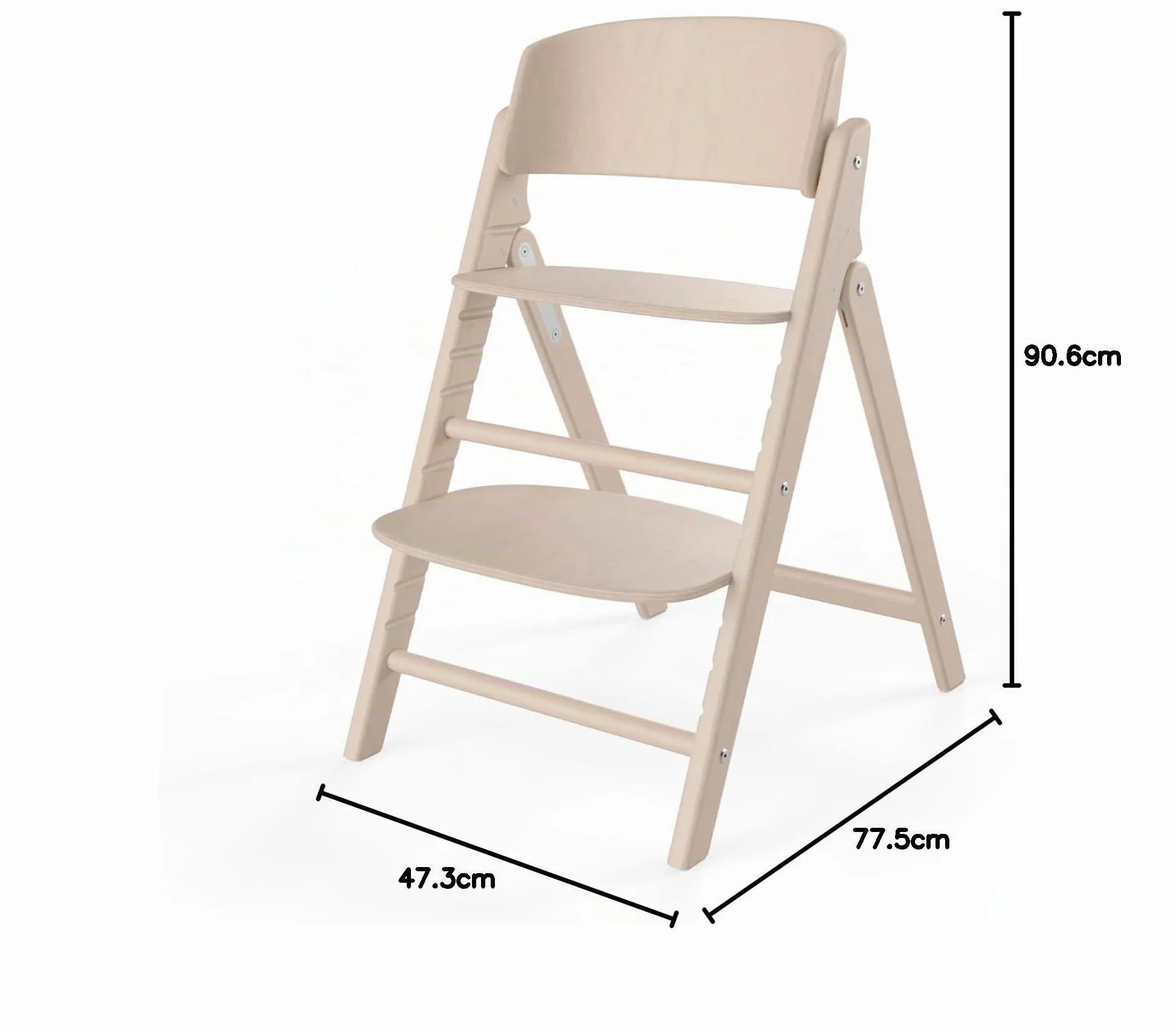 CYBEX Gold CLICK & FOLD Set seggiolone 4in1, cresce con il bambino, dalla nascita fino a 99 anni, incl. Gold Bouncer Nest, set per neonati e vassoio, legno di faggio/cotone/plastica, Light Natural