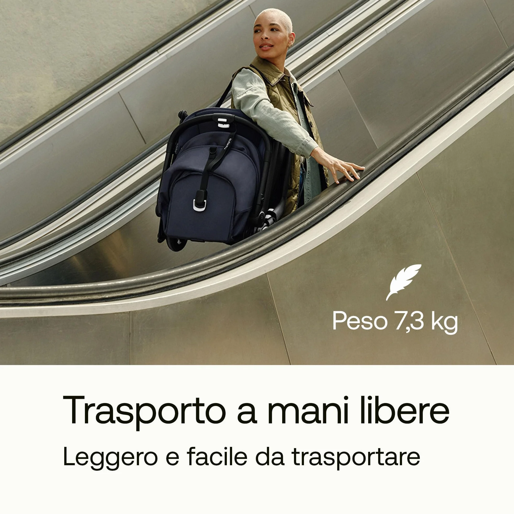 Bugaboo Butterfly Passeggino da Viaggio Ultracompatto, Pieghevole 1 Secondo, Forest Green
