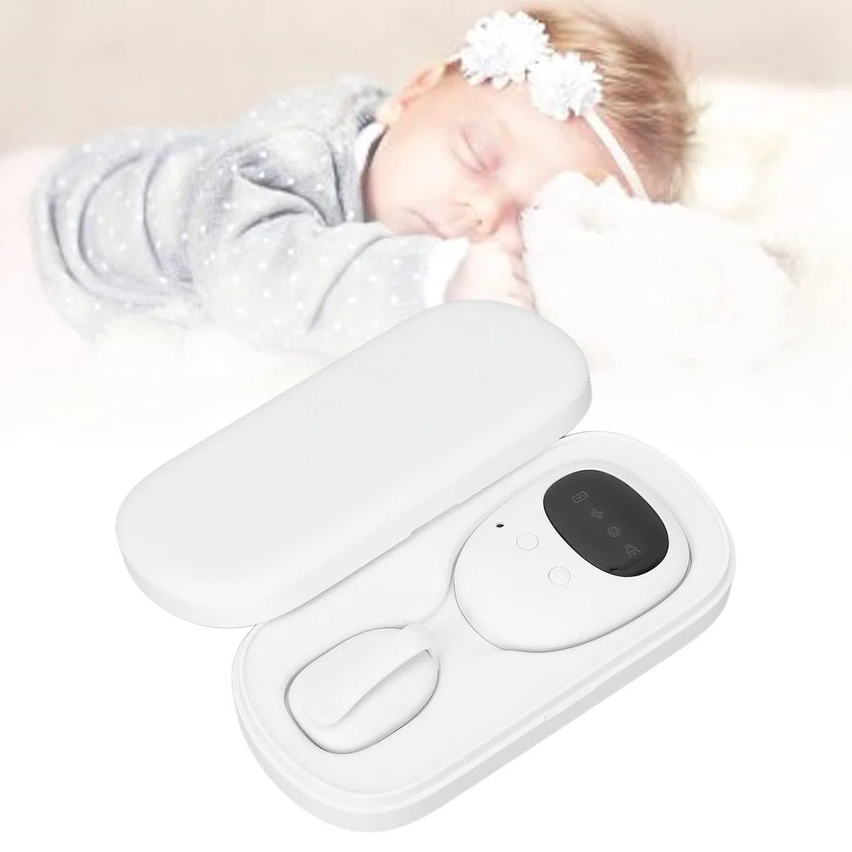 Tbest Allarme pipì per Bambini Ragazzi Bagnare il Letto Bagnare il Letto più Vecchio Sensore Pannolino Bagnato Biancheria Intima Senza Fili Cordless nel Sonno Profondo Rodger Wit5Eless