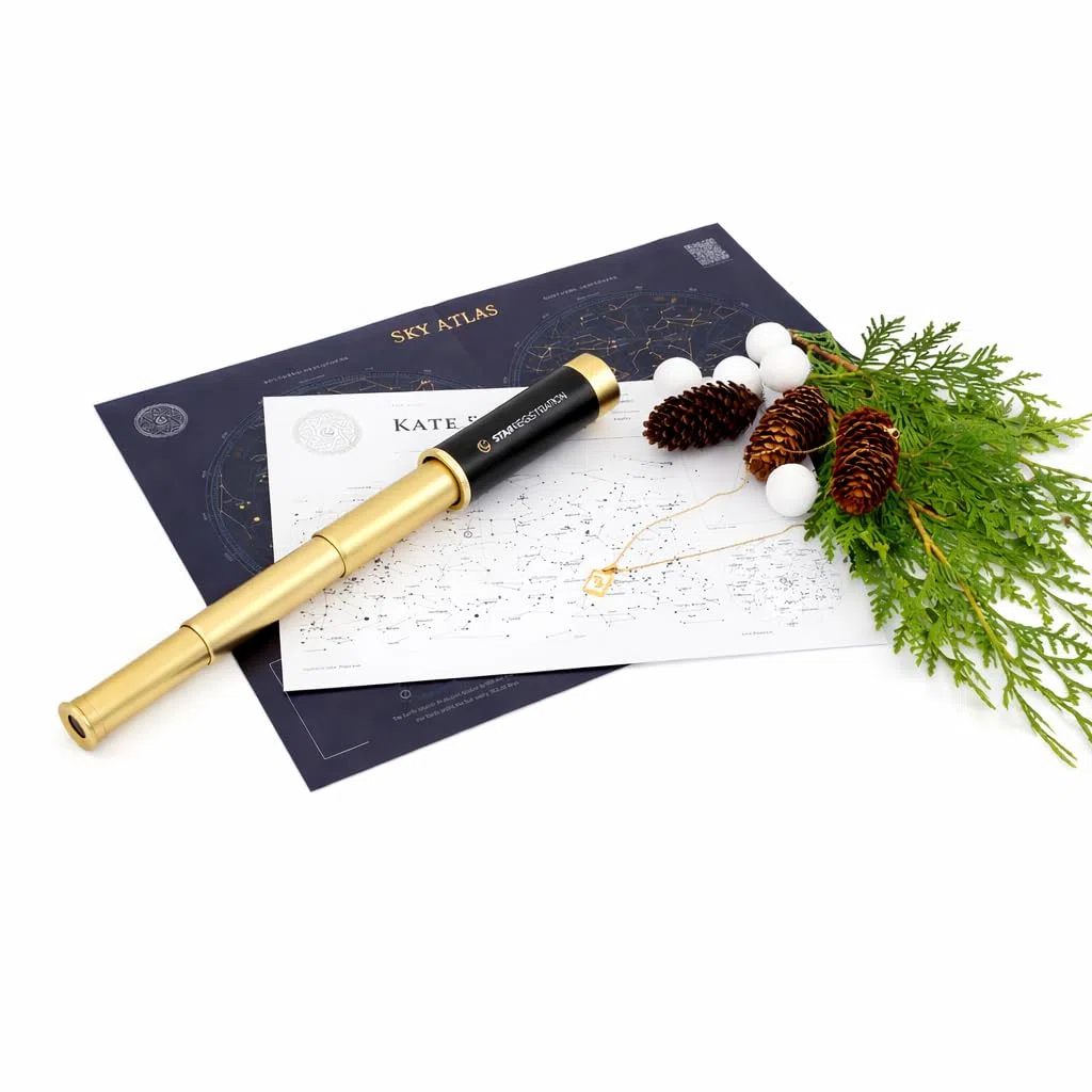 Star Registration Cartella Regalo “Regalare una Stella” – Regalo Personalizzato e Significativo | Regala un Ricordo Eterno per Anniversari, Amore o Memoriali