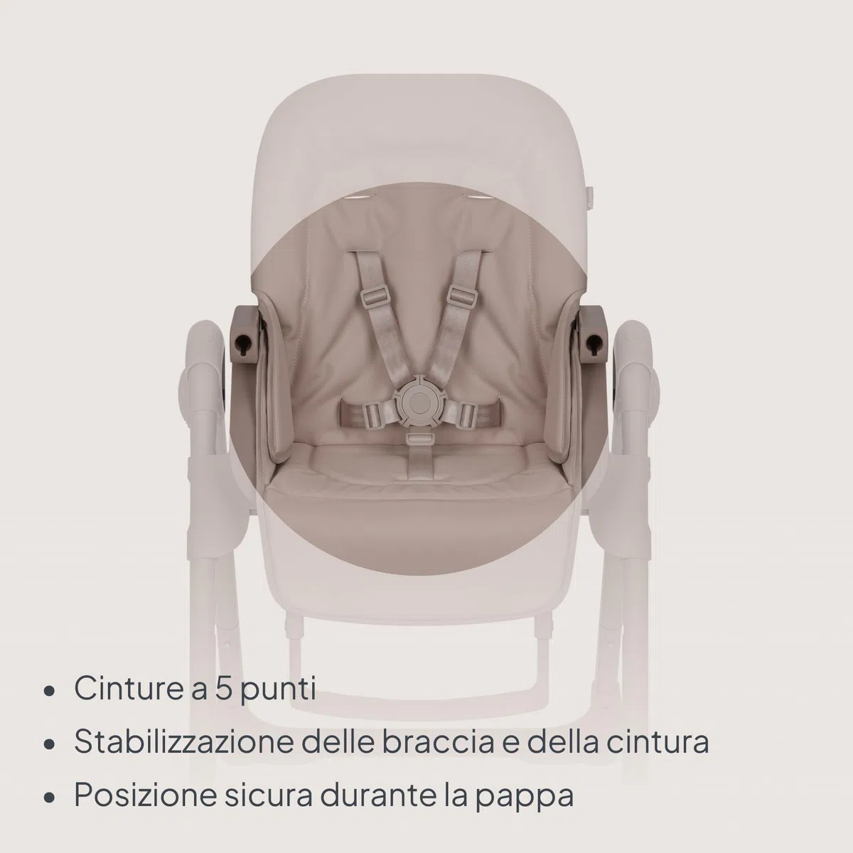 Lionelo Linn Plus Seggiolone Pappa Regolabile 2in1 Fino a 15 kg, Sedia con Funzione Sdraietta Dalla Nascita, Pieghevole, Ruote, Regolazione con una Mano, 6 Altezze, 3 Posizioni, Vassoio Lavastoviglie