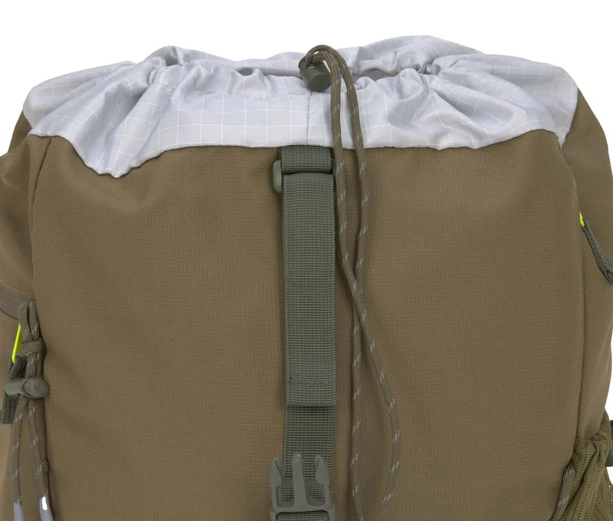 LÄSSIG Zaino fasciatoio borsa per pannolini con fasciatoio zaino da trekking attacco per carrozzina portabiberon Prodotto in modo sostenibile/Outdoor Backpack olive, oliva