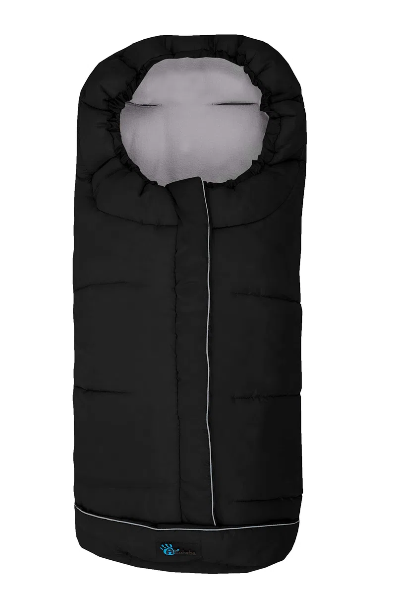 Altabebe AL2203-03 Active Sacco Termico Invernale per Passeggino, Nero/Nero, 12-36 Mesi
