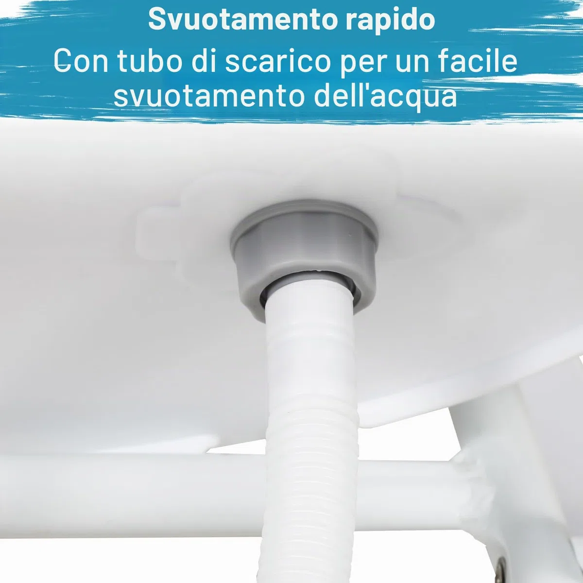 Ikodm Vasca da Bagno per Neonati con Supporto, Vasca da Bagno con Tappetino da Bagno, Scarico, Supporto, Vasca da Bagno Pieghevole, Vasca per Bambini con Supporto Sicura per il Tuo Neonato - Vasca da