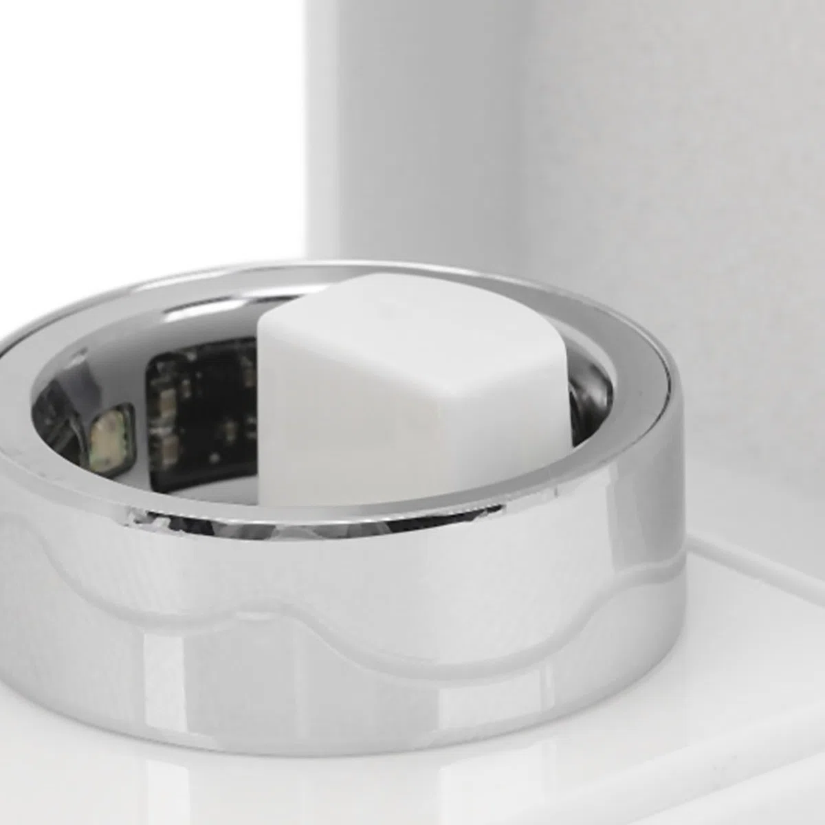 Bewinner Smart Ring Upgrade, monitor intelligente del sonno IPX8, anello sportivo multifunzionale per la salute, elegante e pratico con custodia di ricarica per uso quotidiano, argento 19