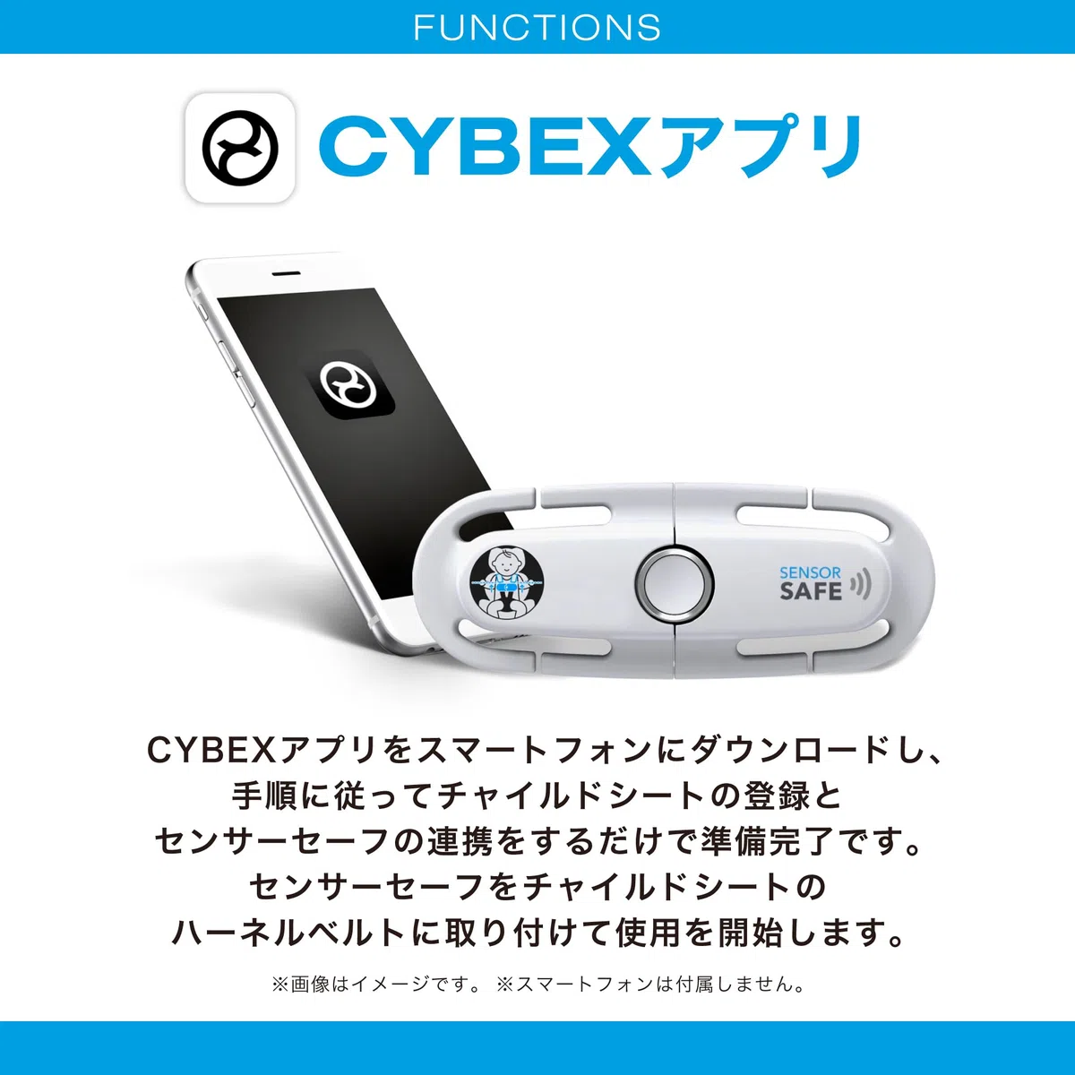 Cybex Kit di sicurezza Sensor Safe 4 in 1 per neonati Grigio | grigio