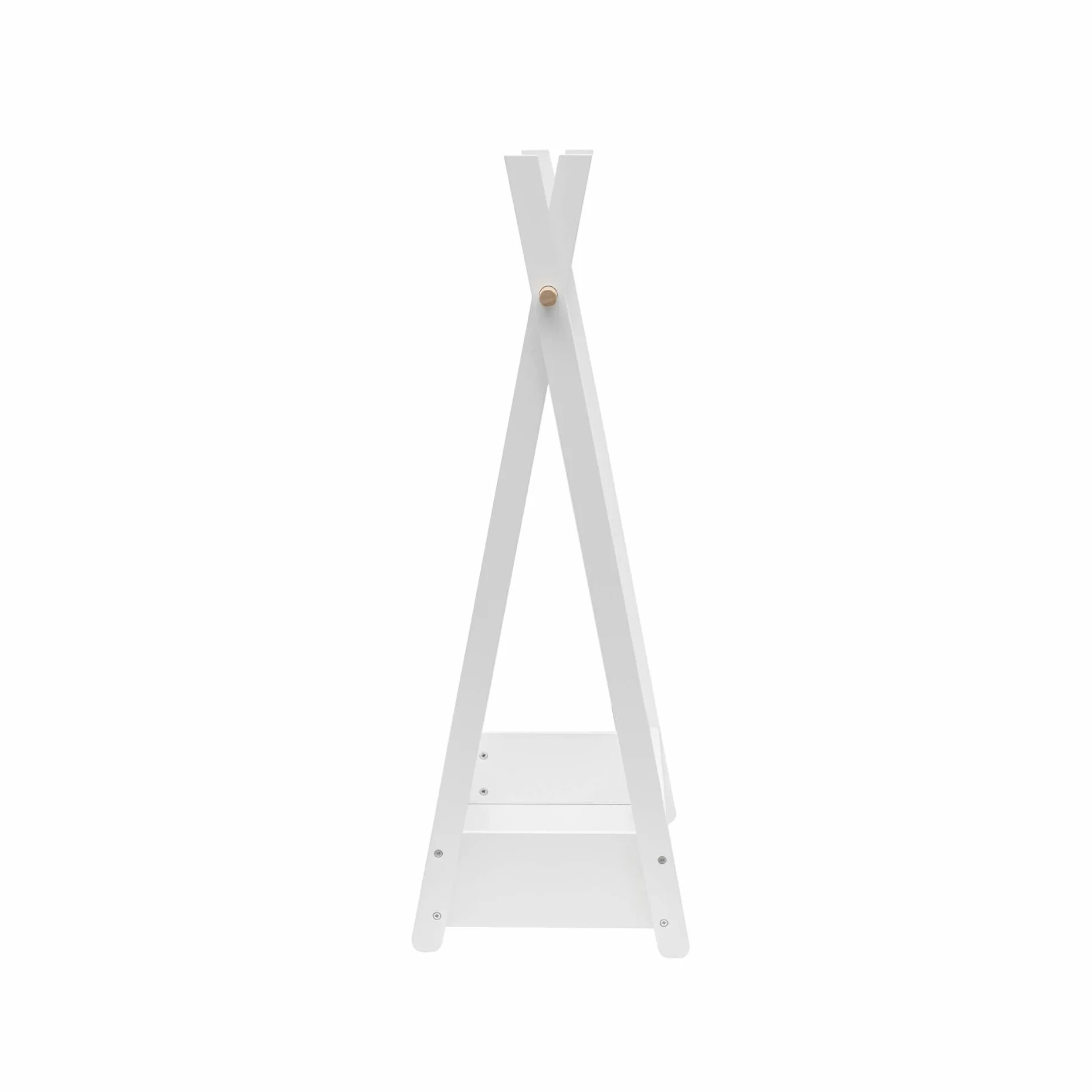 Rebecca Mobili Appendiabiti Per Bambini Guardaroba A Giorno Bianco MDF Pino 118x82x42 cm