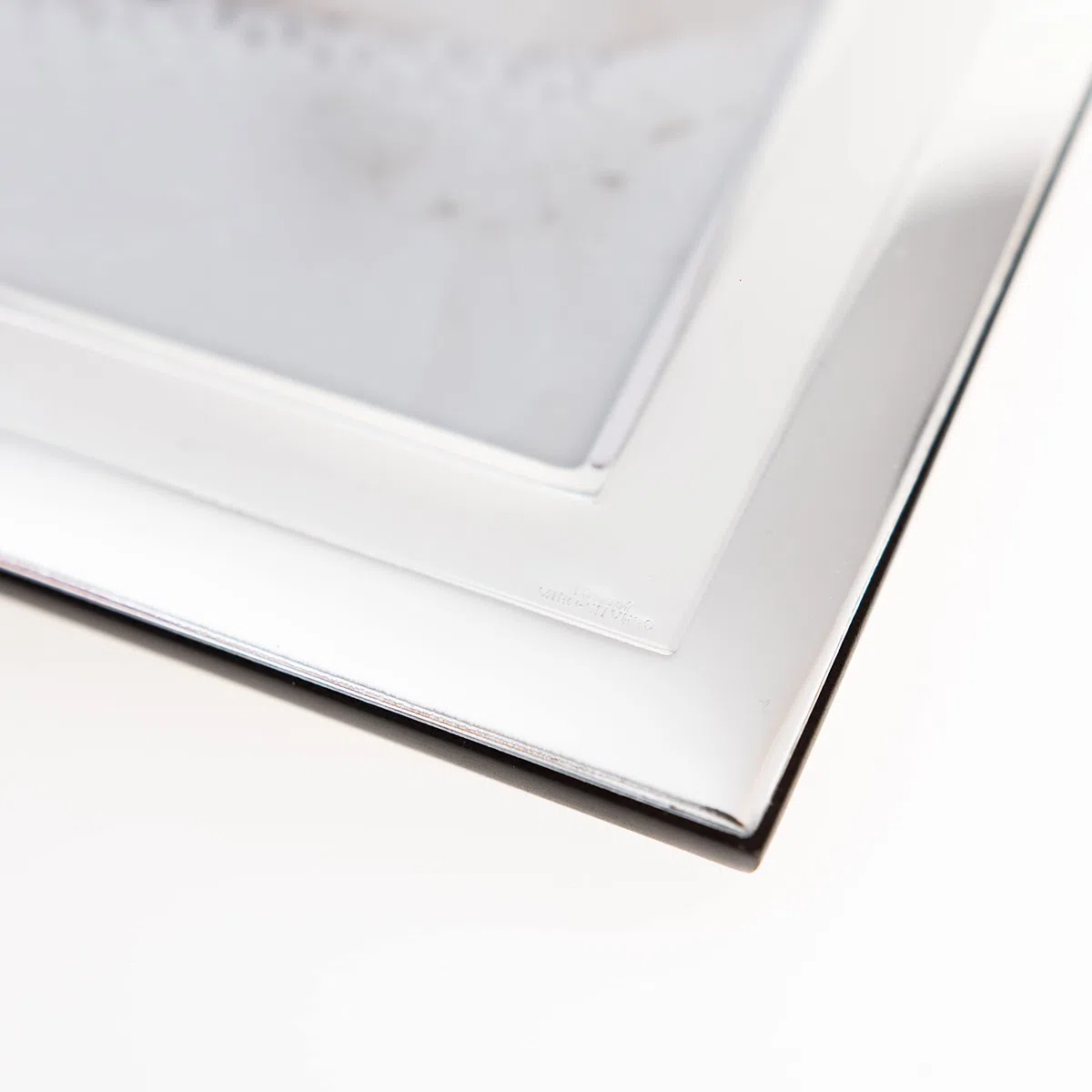 Valenti&Co - Cornice Portafoto in Argento cm 13x18. Perfetta Come Idea Regalo per ricorrenza Come Battesimo di Un Bambino