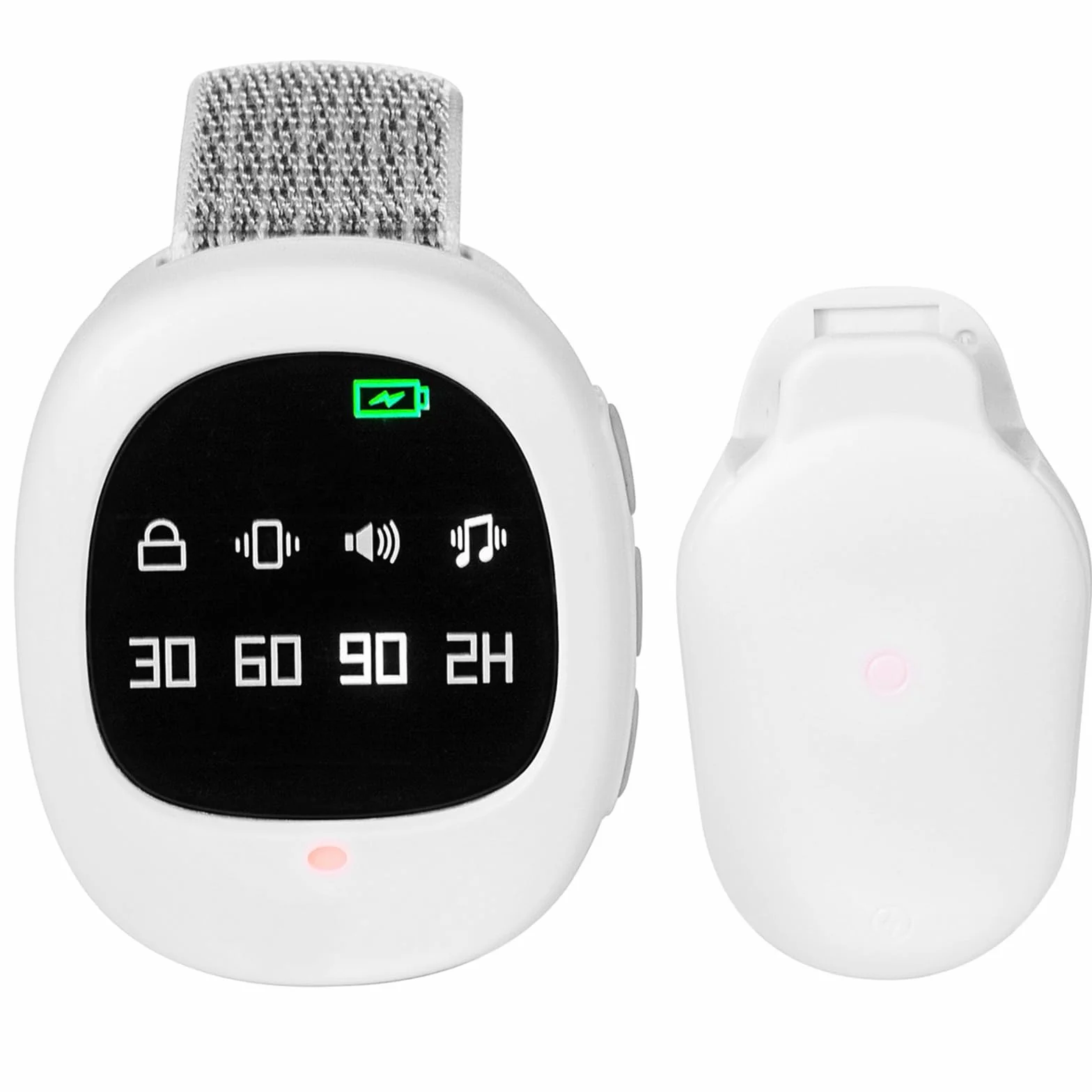 Allarme senza fili per Bagnare il Letto, Wireless Allarme Enuresi Notturna con 3 Modalità, USBC Rcaricabile, Alta Sensibilità, Allarme Pipì per Bambini Anziani e Pazienti a Letto