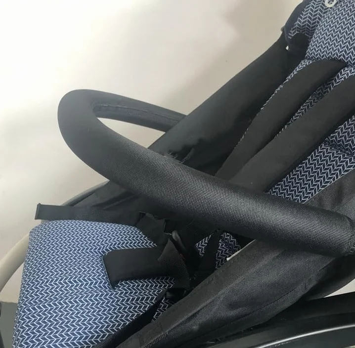 Paraurti passeggino, bracciolo, maniglia, guardrail universale passeggino, bracciolo, paraurti, passeggino, accessori per passeggino (nero)