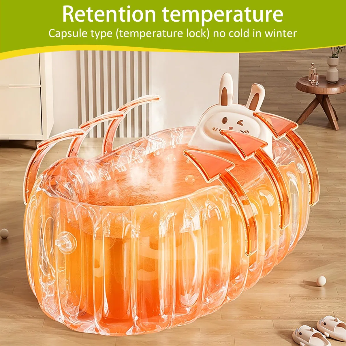 Vasca da bagno gonfiabile per bambini, con schienale e pompa ad aria, antiscivolo, per viaggi e casa, piatto doccia portatile con sedile per 0-18 mesi (rosa)