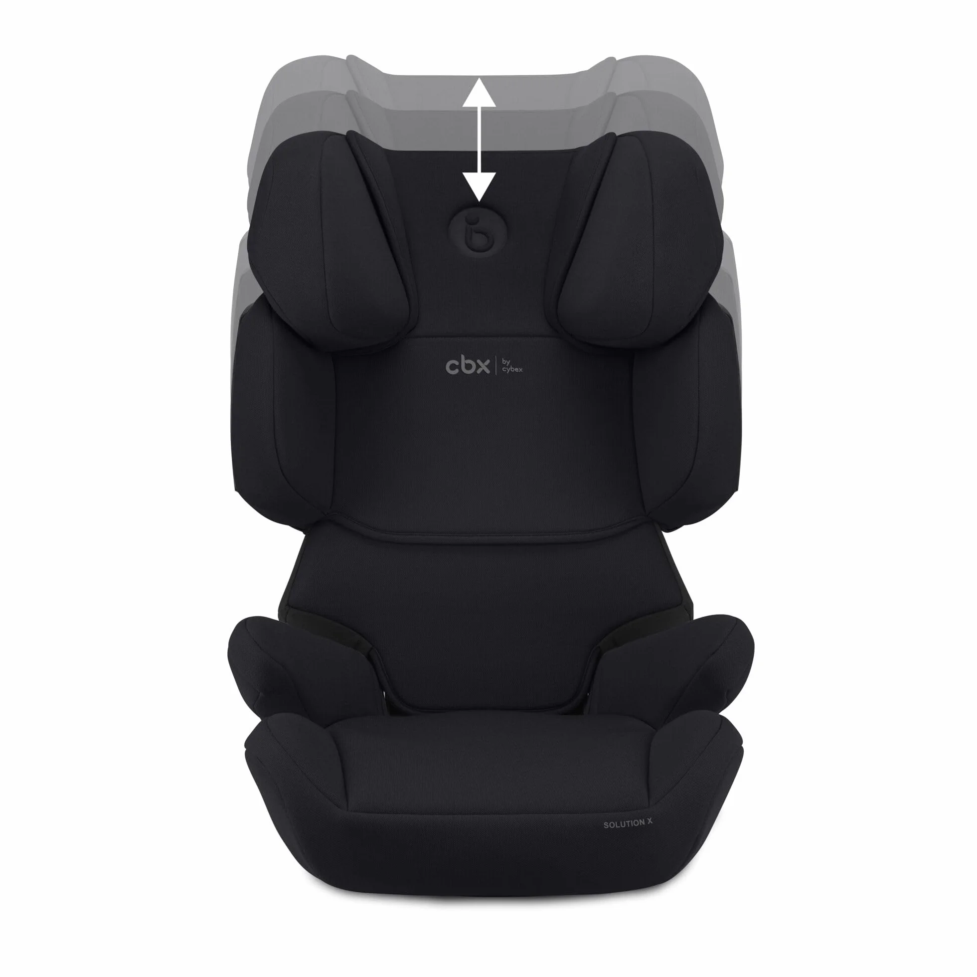 CBX by CYBEX Seggiolino Auto per Bambini Solution X i-Fix, Per Auto Con e Senza ISOFIX, Per Bambini da circa 3 a 12 Anni (100 - 150 cm), Da 15 a 50 kg circa, Pure Black