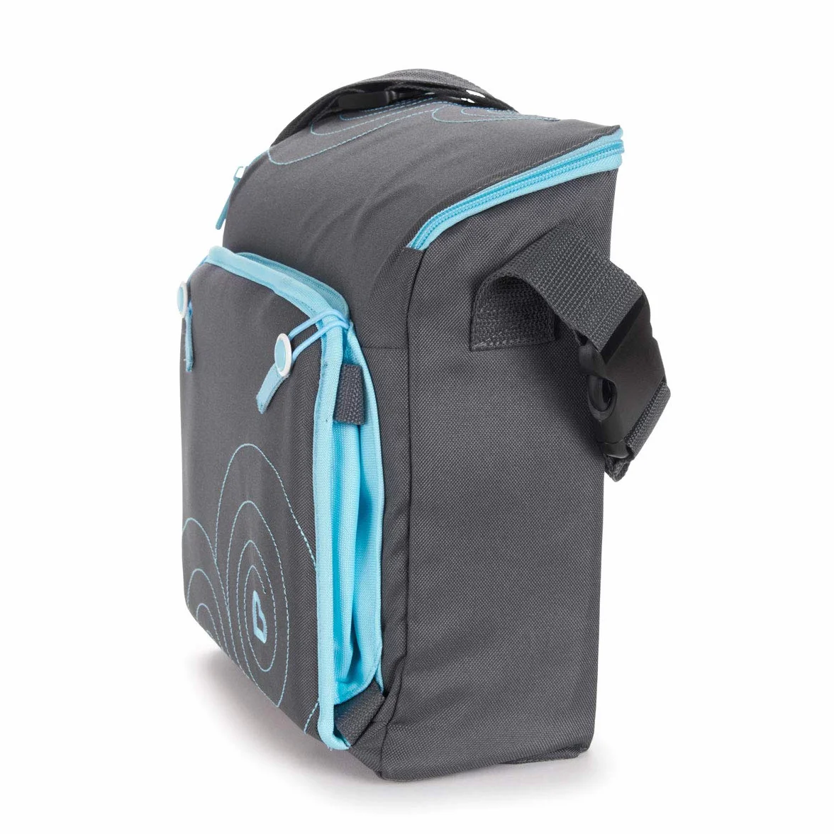 Munchkin Seggiolone portatile per bambini rialzo da viaggio si trasforma in borsa fasciatoio