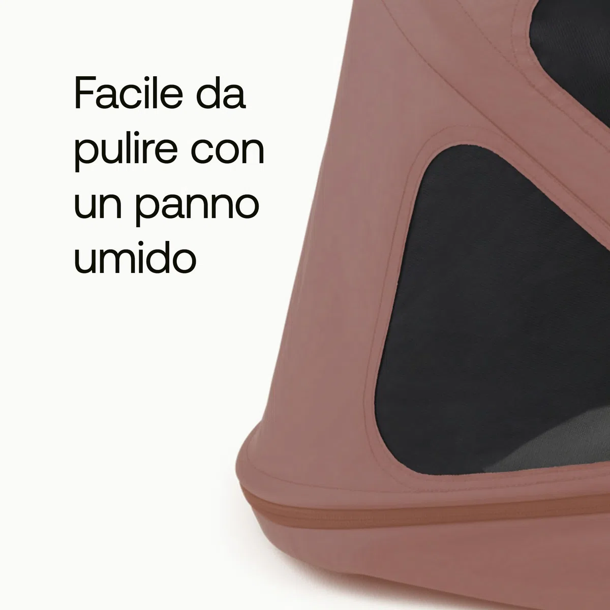 Bugaboo Donkey Cappottina Breezy, Estensibile per una maggiore copertura e una Protezione Solare ottimale, Resistente all'Acqua, Compatibile Con Tutti i Passeggini Donkey, Dusty Pink