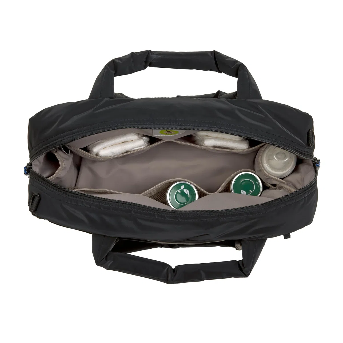 LÄSSIG Borsa fasciatoio con maniglia di trasporto e fasciatoio, attacco per carrozzina, idrorepellente/GRE Everyday Bag