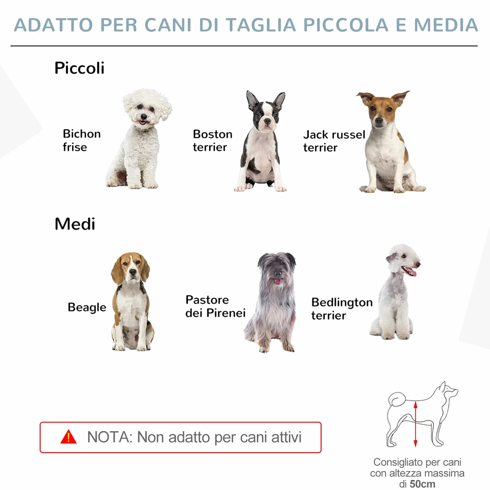 PawHut Cancellino Pieghevole per Cani Taglia Piccola/Media 4 Pannelli Legno 237.5x36x80 cm Bianco