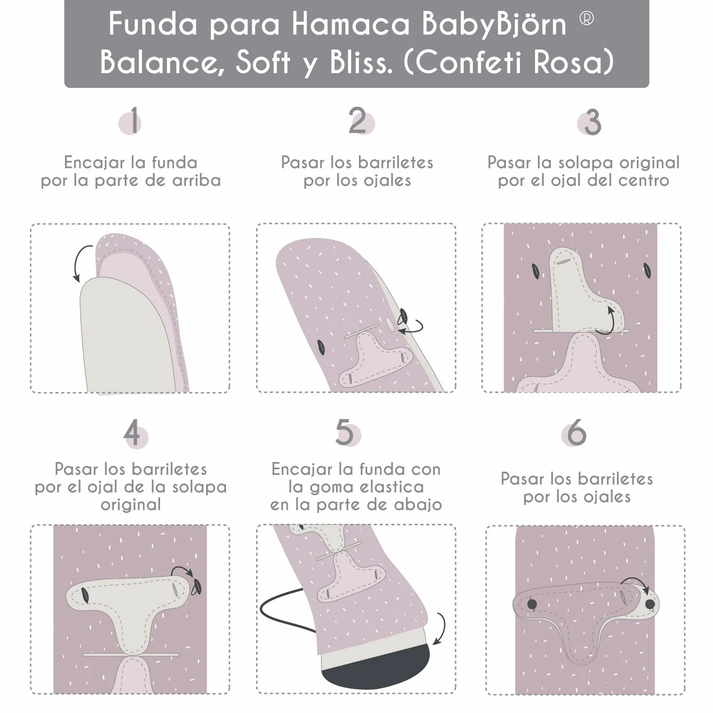 Fodera in cotone anallergico ipermorbido traspirante per amaca BabyBjörn Balance Soft Bliss Basic Rayita Acquamarina
