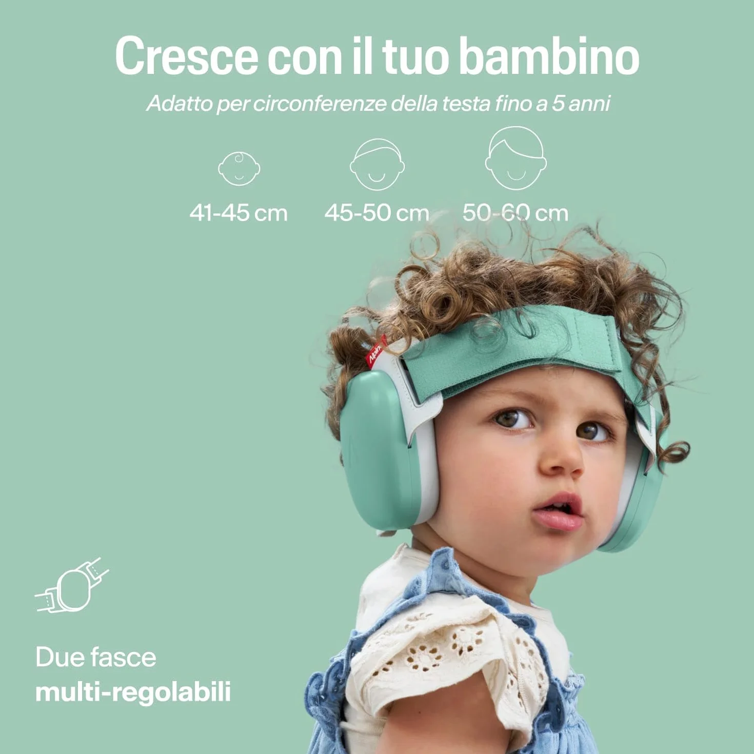 Alpine Muffy Baby Comfort Paraorecchie Neonati Protezione Udito 24 dB Verde