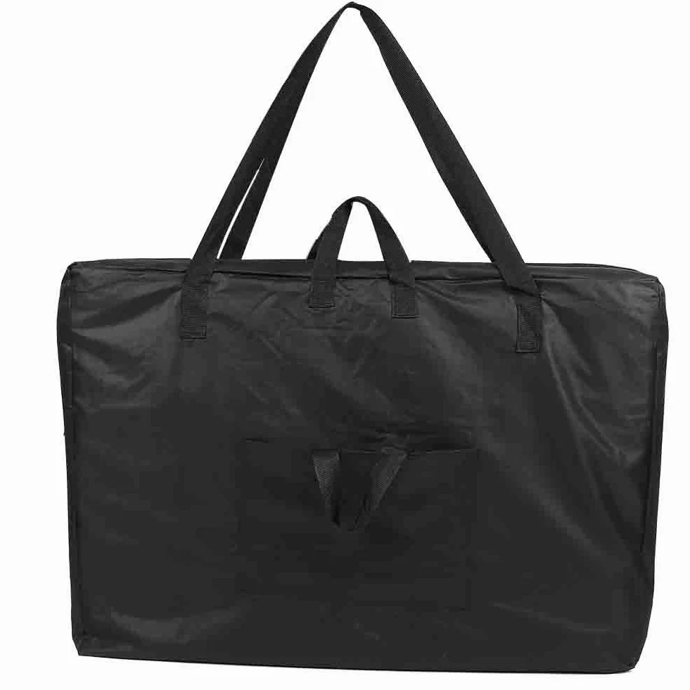 Borsa portaoggetti per lettino da massaggio di grande capacità, Borsa per lettino da massaggio professionale, Borsa a tracolla portatile in tela per lettino da spa