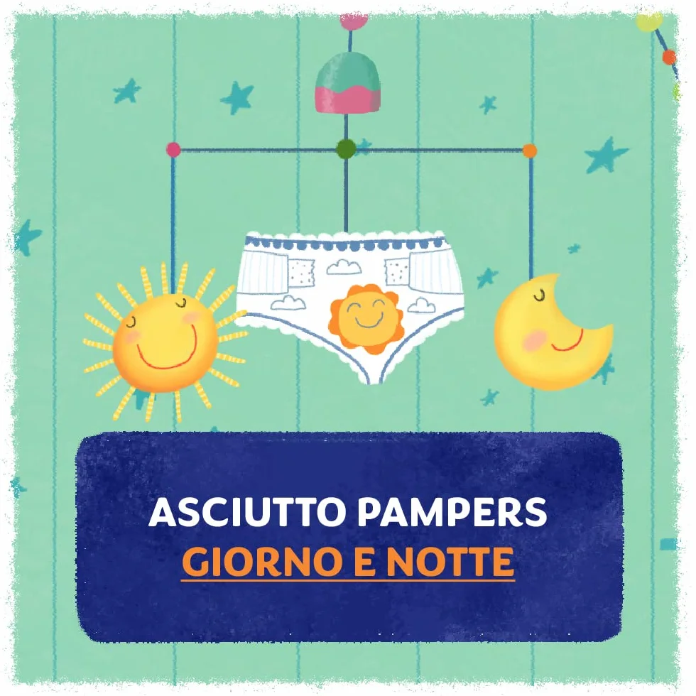 Pampers Sole e Luna Pannolini Maxi, Taglia 4 (7-18 kg), 136 Pannolini