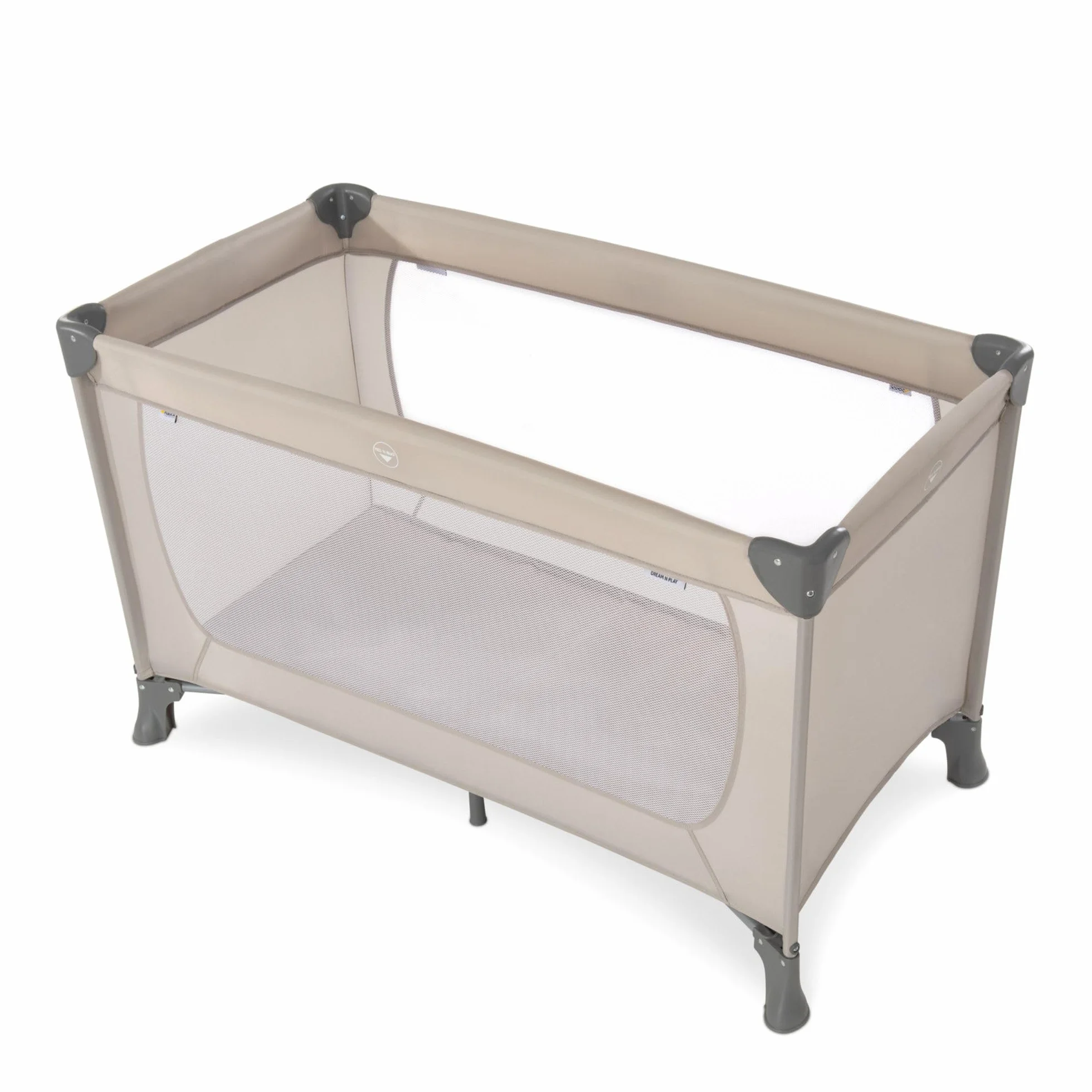 Hauck Lettino da Viaggio Dream N Play Culla Neonato 15kg Letto Pieghevole 60x120cm Beige