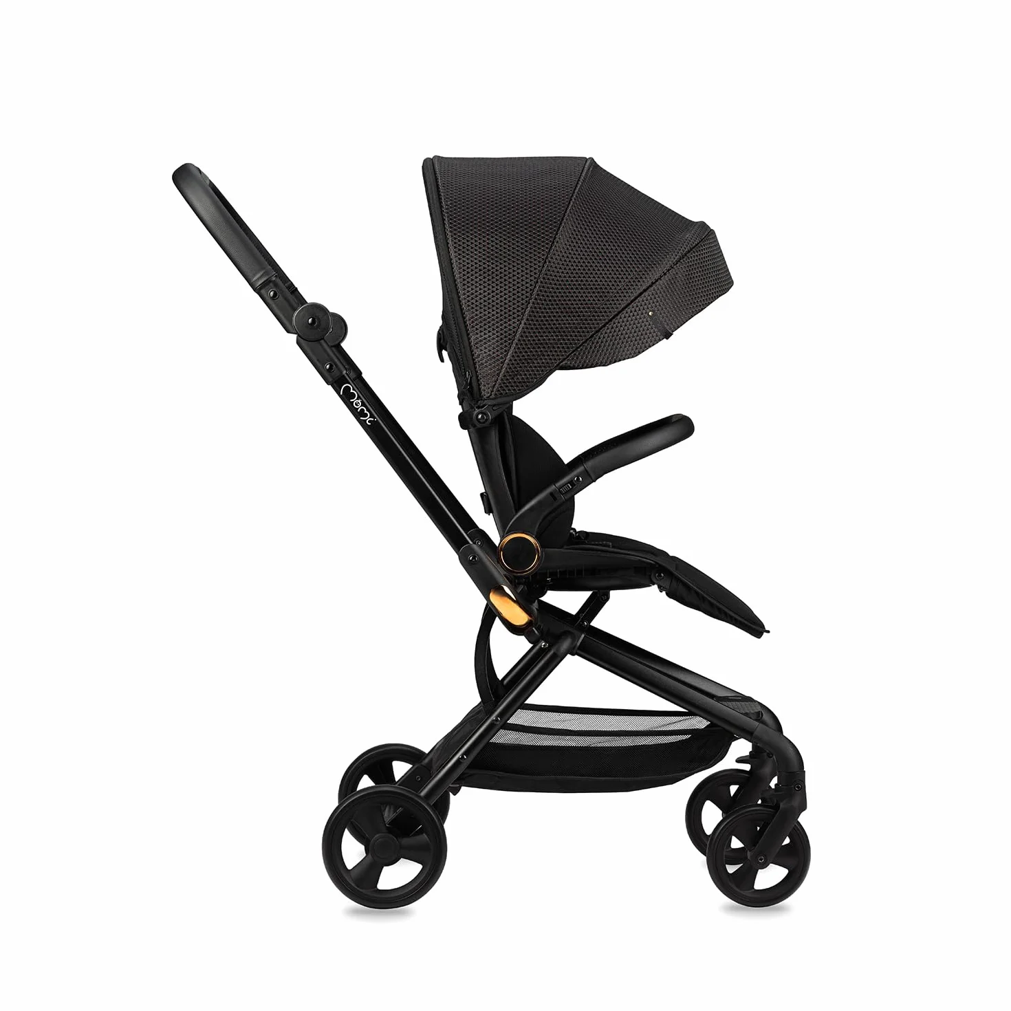 MoMi ADELLE Passeggino Leggero Reversibile Pieghevole da Viaggio Fino a 22 kg Fronte Mamma Schienale Regolabile