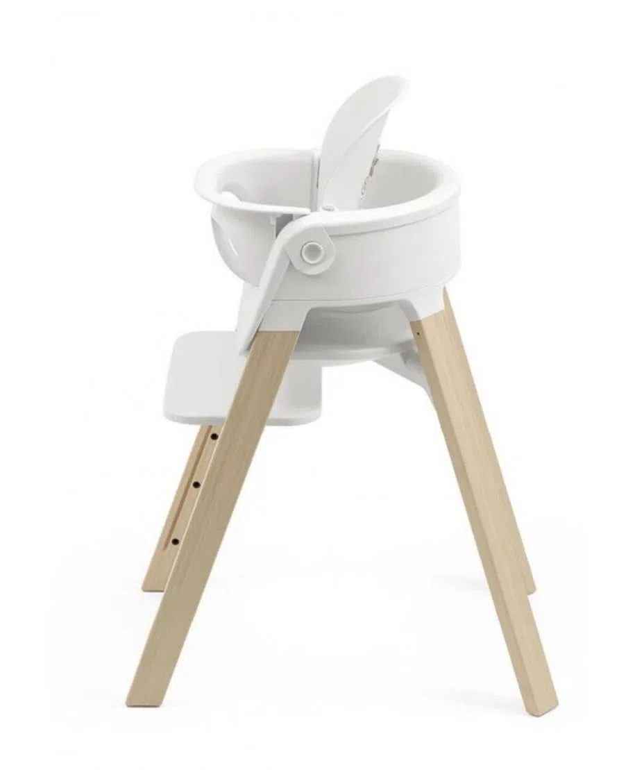 Stokke Steps - Seggiolone, bianco/naturale