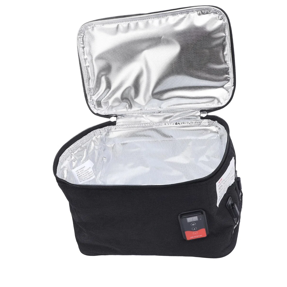 Fabater Borsa Scaldavivande USB Multifunzionale, Temperatura Regolabile, Borsa Isolante da Viaggio in Auto, Tessuto Oxford