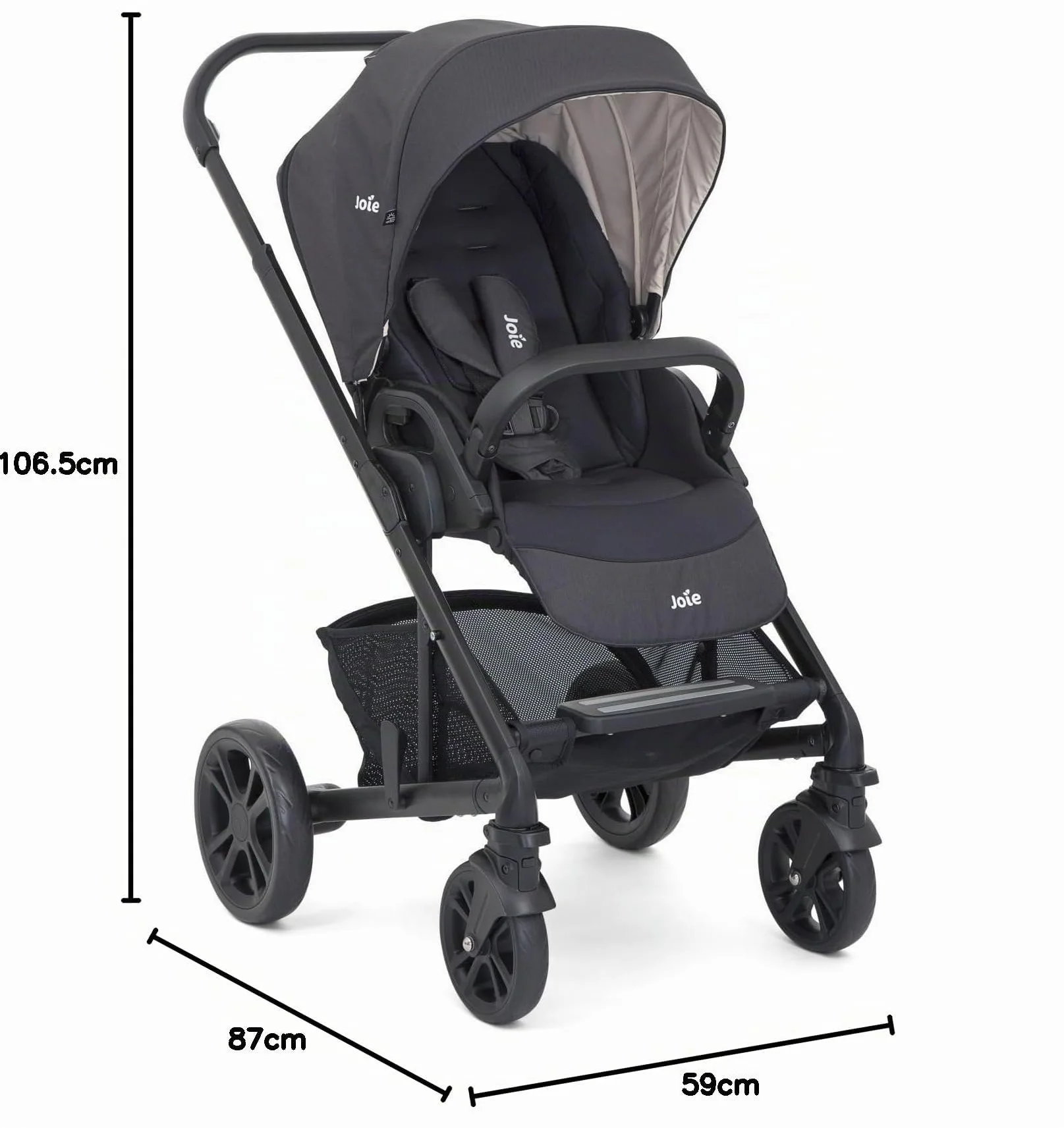 Joie chrome trio sistema da viaggio dalla nascita ai 4 anni 0–22 kg navicella seggiolino i-Snug 2