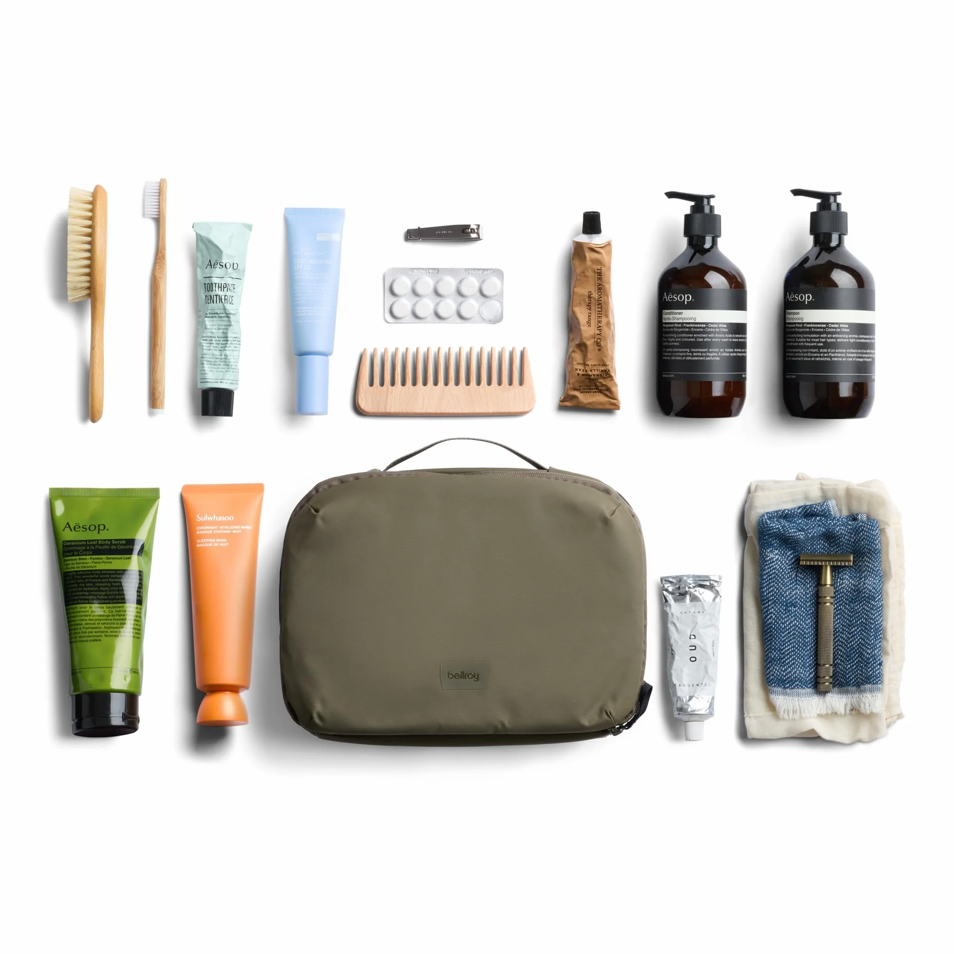 Bellroy Hanging Toiletry Kit Plus 8L borsa da viaggio SeaKelp