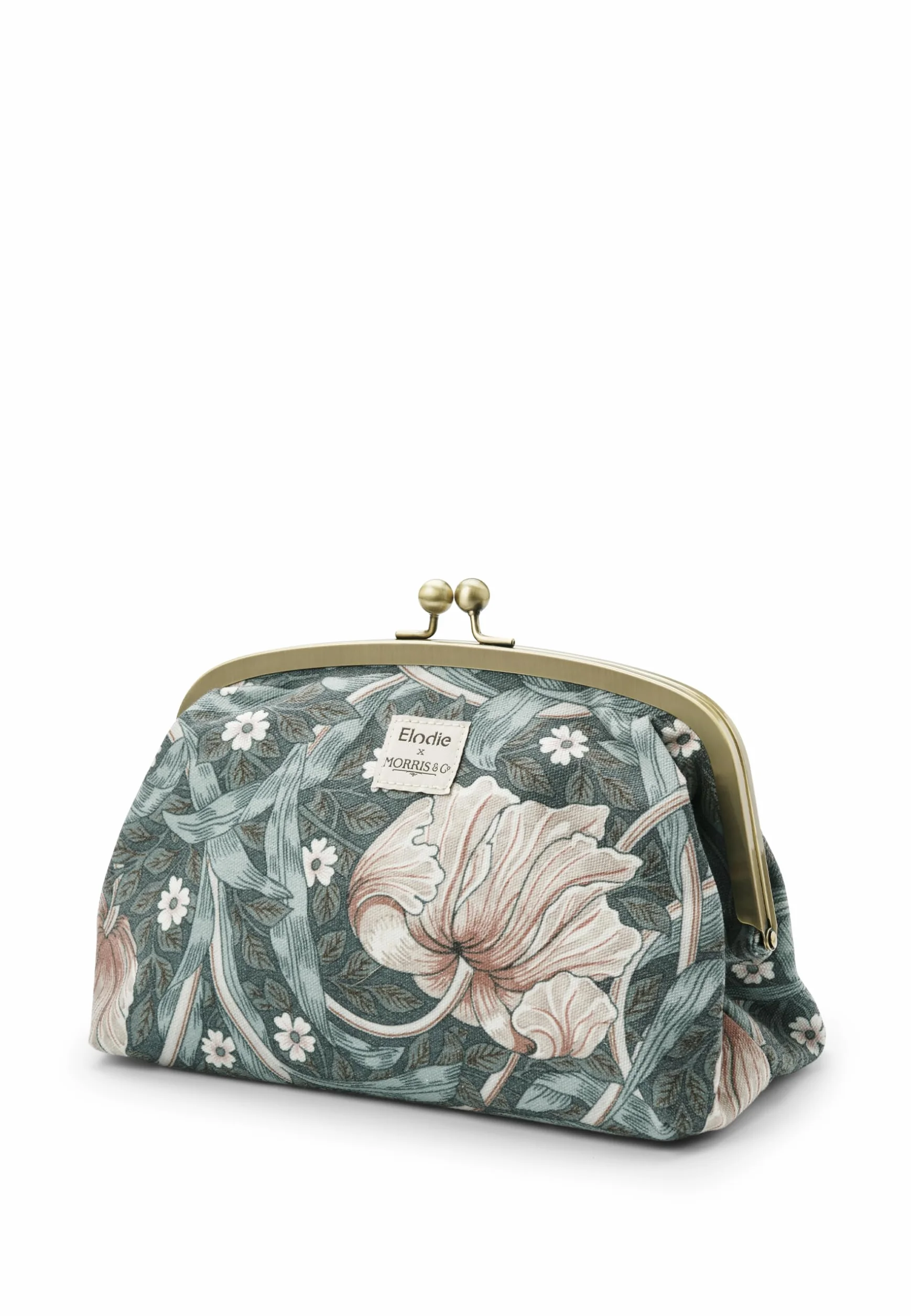 Elodie Details Beauty Case Zip&Go Borsa da Viaggio in Tela di Cotone Ampia Apertura